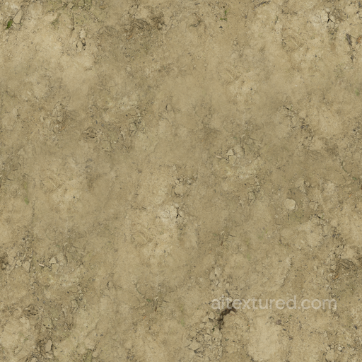 Sand Uneven Trampled seamless Sand-soil PBR texture