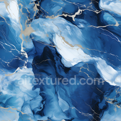 seamless Seamless 3D PBR Blue and Silver Marble Texture with Fluid Veins and Polished Finish texture 8k free download PBR