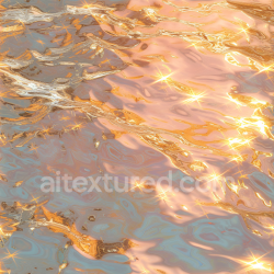 seamless Seamless 3D Water PBR Texture Featuring Warm Golden Sunset Reflections and Gentle Ripples texture 8k free download PBR