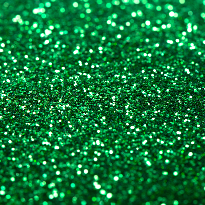 Vibrant Green Glitter Sparkles seamless PBR texture preview