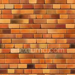 seamless Seamless 3D Cracked Brick Wall PBR Texture with Varied Red and Orange Bricks texture 8k free download PBR