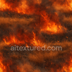seamless Burning Savanna Texture texture 1024x1024 free download PBR