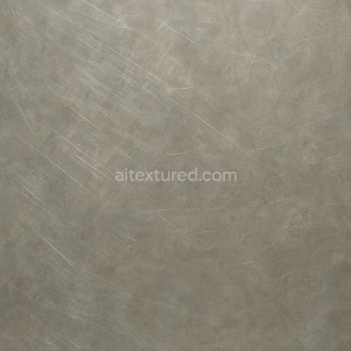 Seamless 3d texture pbr 8k scratched steel surface with abrasion marks