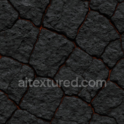 seamless Cracked Volcanic Rock Texture texture 1024x1024 free download PBR