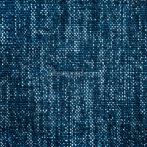 Seamless 3D Cracked Denim Fabric PBR Texture with Distressed Blue Weave Pattern