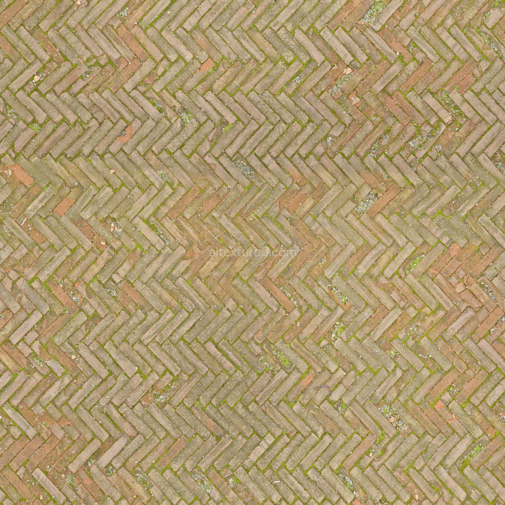 Seamless paving stones texture for 3D applications