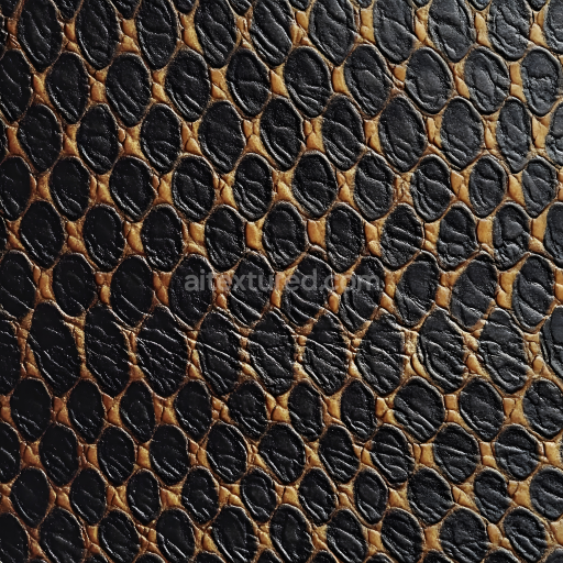 Seamless 3D Skin PBR Texture Featuring Detailed Reptilian Scales and Organic Wrinkles