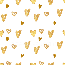 seamless Seamless 3D PBR Texture with Gold Glitter Heart Shapes on White texture 8k free download PBR