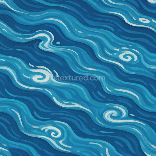 Stylized River Seamless Texture