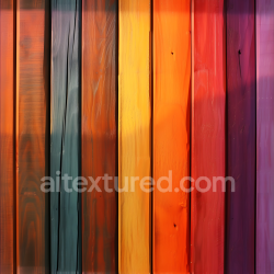 seamless Seamless 3D Painted Wood PBR Texture with Vibrant Colorful Planks texture 8k free download PBR
