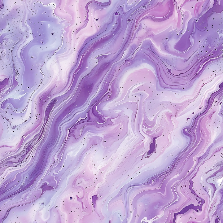 Abstract Purple Marble Stone with Fluid Veins seamless PBR texture preview