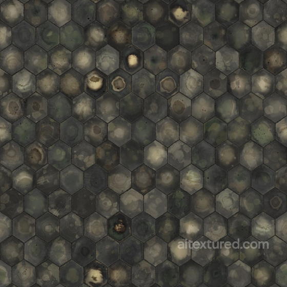 Archviz Cliffs Floor Giants Ground Hexagons Path - Seamless PBR Texture Flooring texture preview