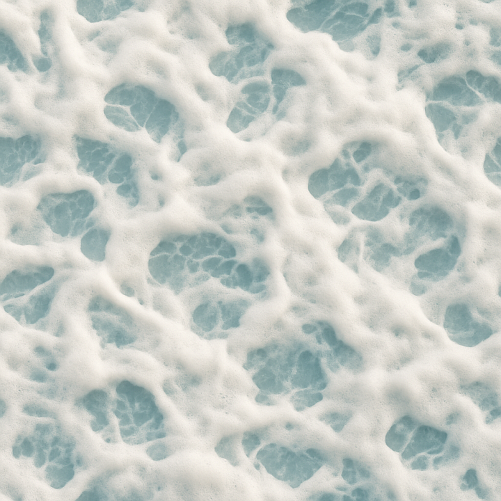 Fluffy Ocean Foam seamless PBR texture preview