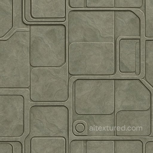 Natural Futuristic Panel Seamless Texture seamless Sci-fi PBR texture