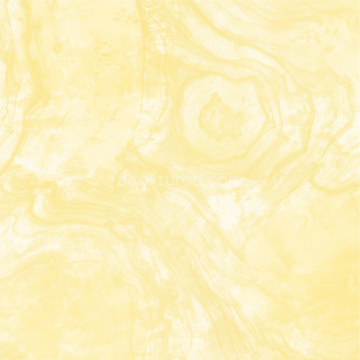 Seamless 3D PBR Texture of Soft Yellow Watercolor Stains with Organic Flow Patterns