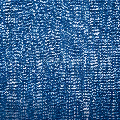 Seamless 3D Cracked Denim Fabric PBR Texture with Blue and White Worn Threads