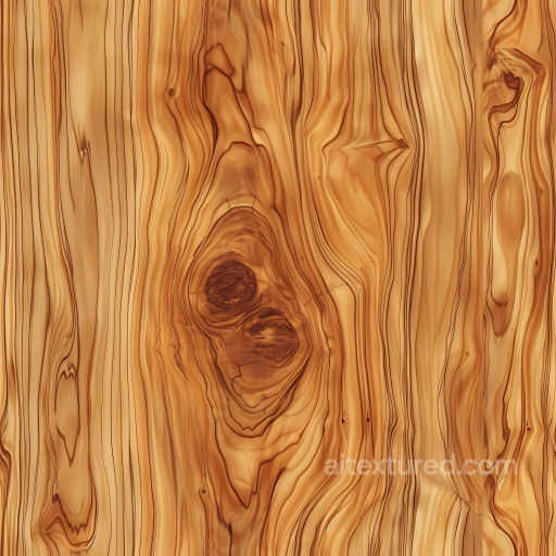 Pine Wood PBR Texture Featuring Natural Knots and Flowing Grain seamless Wood PBR texture