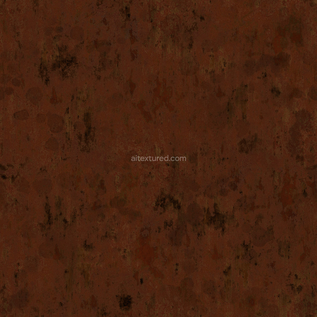 Seamless rust texture ideal for 3D rendering.