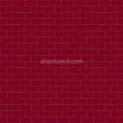 Shiny Red Brick Texture for Wall Decoration | Free PBR