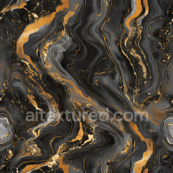seamless Seamless 3D Black Marble PBR Texture with Polished Gold Vein Patterns texture 8k free download PBR