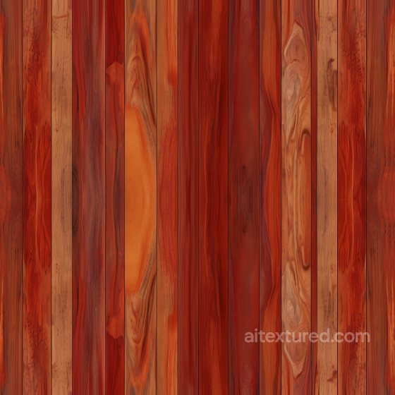 Red Hardwood Plank Texture with Rich Grain and Warm Tones Wood texture preview