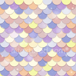 seamless Seamless 3D PBR Texture of Pastel-Colored Mermaid Scale Pattern with Soft Glow texture 8k free download PBR