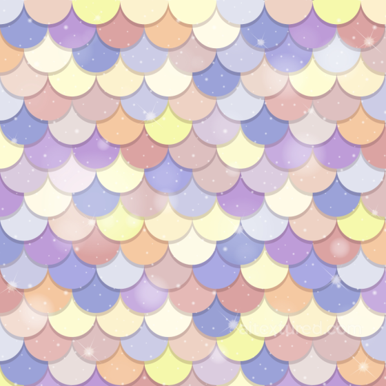 Pastel-Colored Mermaid Scale Pattern Seamless Texture with Soft Glow Mermaid Scale texture preview