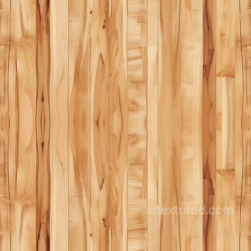 Light Natural Wood Planks Seamless Texture with Distinct Grain and Knots seamless Wood PBR texture