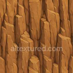 seamless Stylized Cliff Seamless Texture texture 8k free download PBR