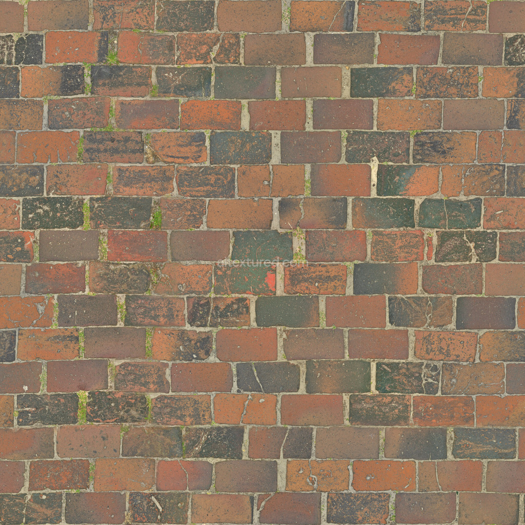 Seamless paving stones texture in various colors and patterns