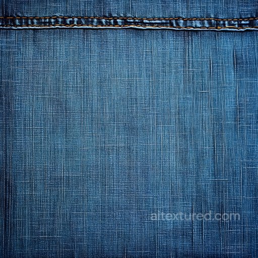 Cracked Denim PBR Texture Featuring Fine Tears and Distressed Stitching seamless Denim jeans PBR texture