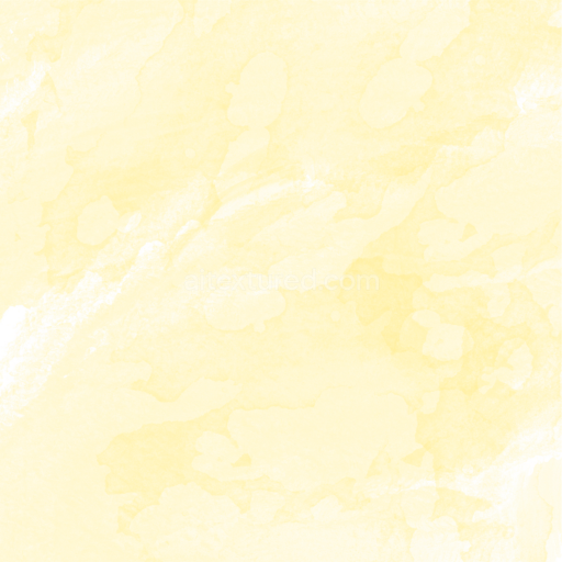 Seamless 3D PBR Light Yellow Watercolor Paper Texture with Soft Irregular Patterns
