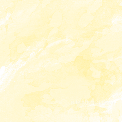 Light Yellow Watercolor Paper Texture with Soft Irregular Patterns seamless Watercolor texture PBR texture