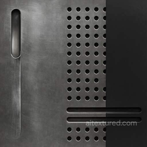 Laser Cut Metal Furniture Surface Detail seamless Furniture metal PBR texture