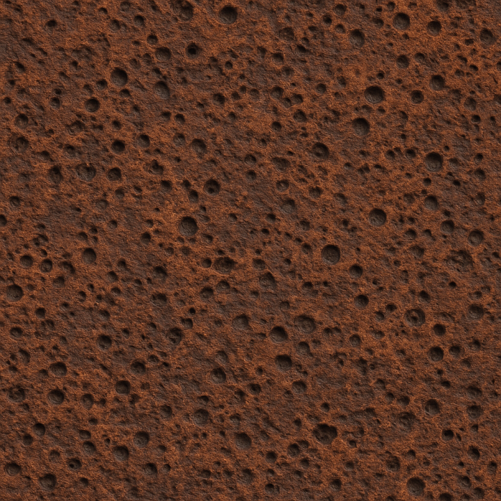Pitted Rust seamless PBR texture preview