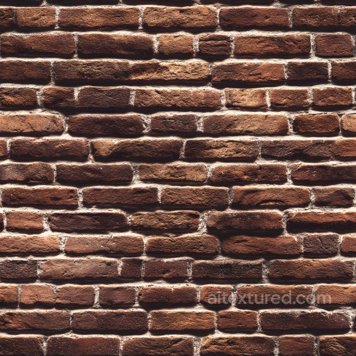 Cracked Old Brick Wall PBR Texture with Rough Surface Detailing seamless Brick PBR texture