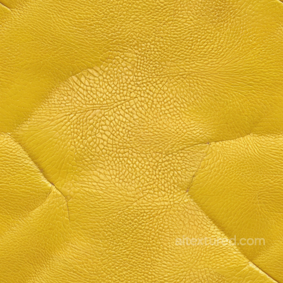 Yellow Pebbled Leather PBR Texture with Natural Grain Variations Leather texture preview