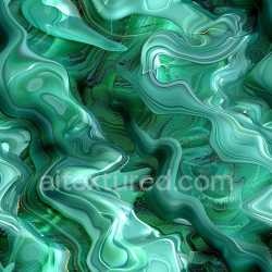 seamless Seamless 3D PBR Texture with Glossy Turquoise and Emerald Green Swirls texture 8k free download PBR