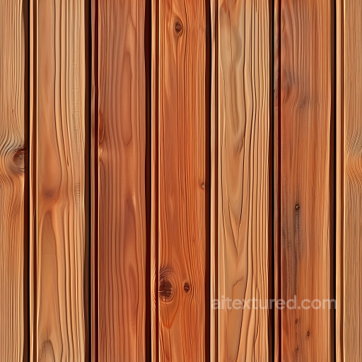Cedar Wood Planks PBR Texture with Natural Grain and Knots seamless Wood PBR texture
