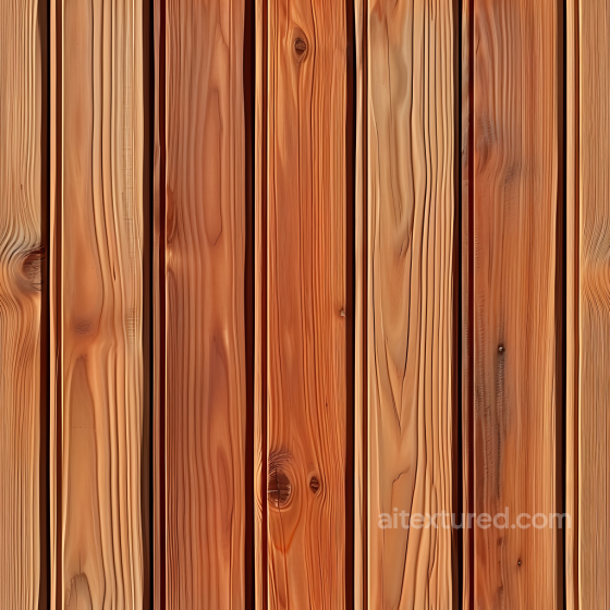 Cedar Wood Planks PBR Texture with Natural Grain and Knots Wood texture preview