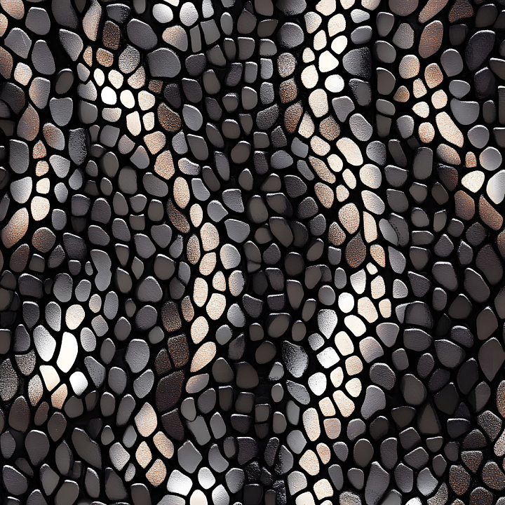 Skin Featuring Stylized Reptile Scales and High Detail seamless PBR texture preview