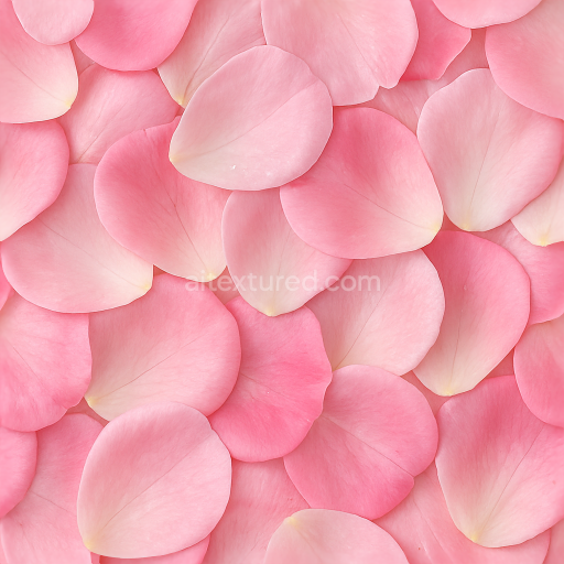 Seamless 3d texture pbr 8k of delicate rose petals with realistic surface and softness