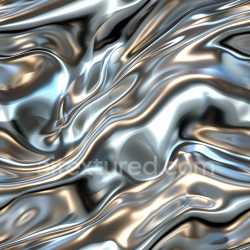 seamless Seamless 3D PBR Texture of Glossy Blue-Silver Satin Fabric with Flowing Wrinkles texture 8k free download PBR