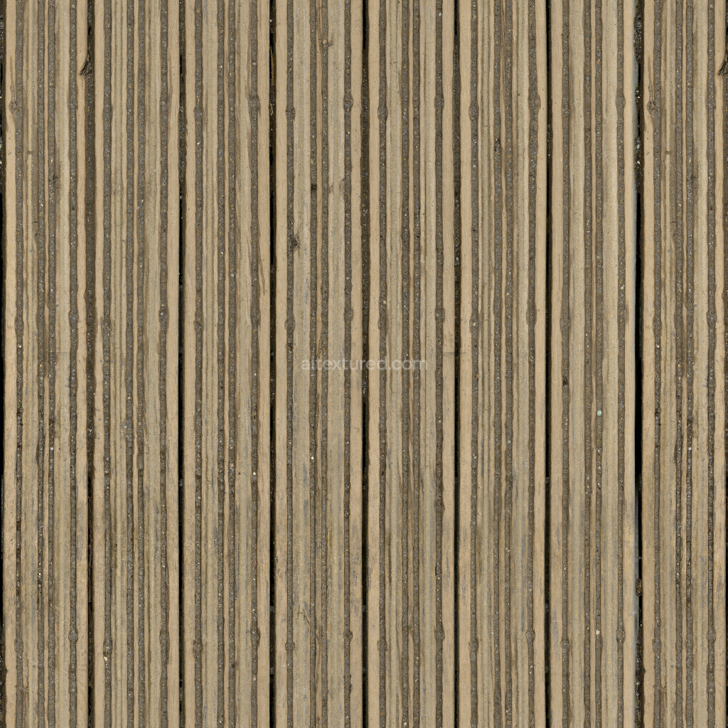 Seamless PBR planks texture with natural wood grain