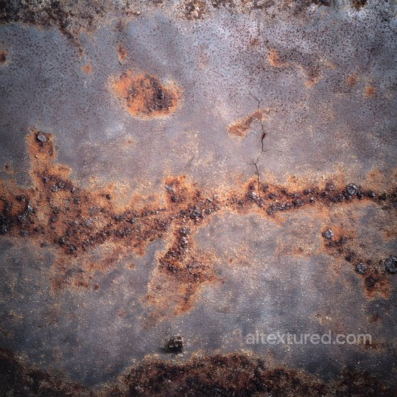 Rusty Metal Cracked and Corroded Surface PBR Texture in Orange and Brown Hues Rust texture preview