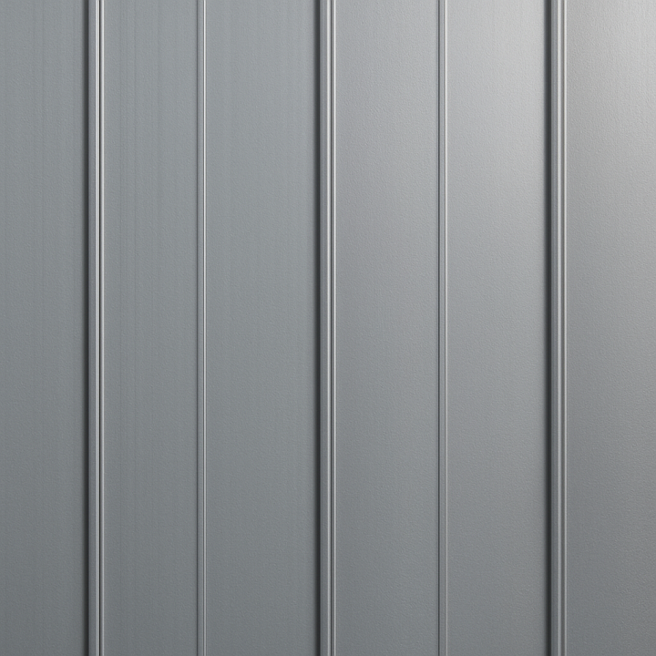 Smooth Metal Roofing seamless PBR texture preview