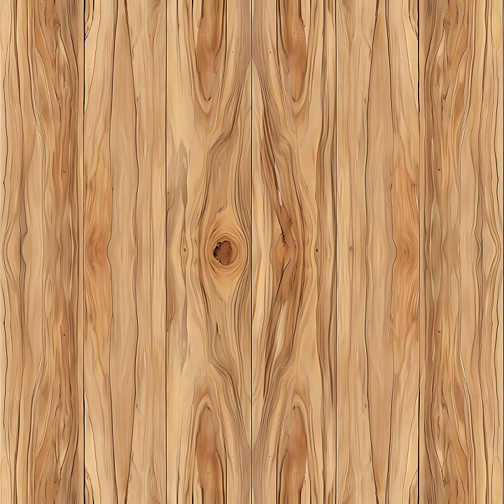 Pine Wood Planks Featuring Natural Knots and Grain seamless PBR texture preview
