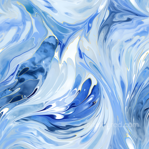 Blue and Silver Marble PBR Texture with Flowing Veins seamless Marble PBR texture
