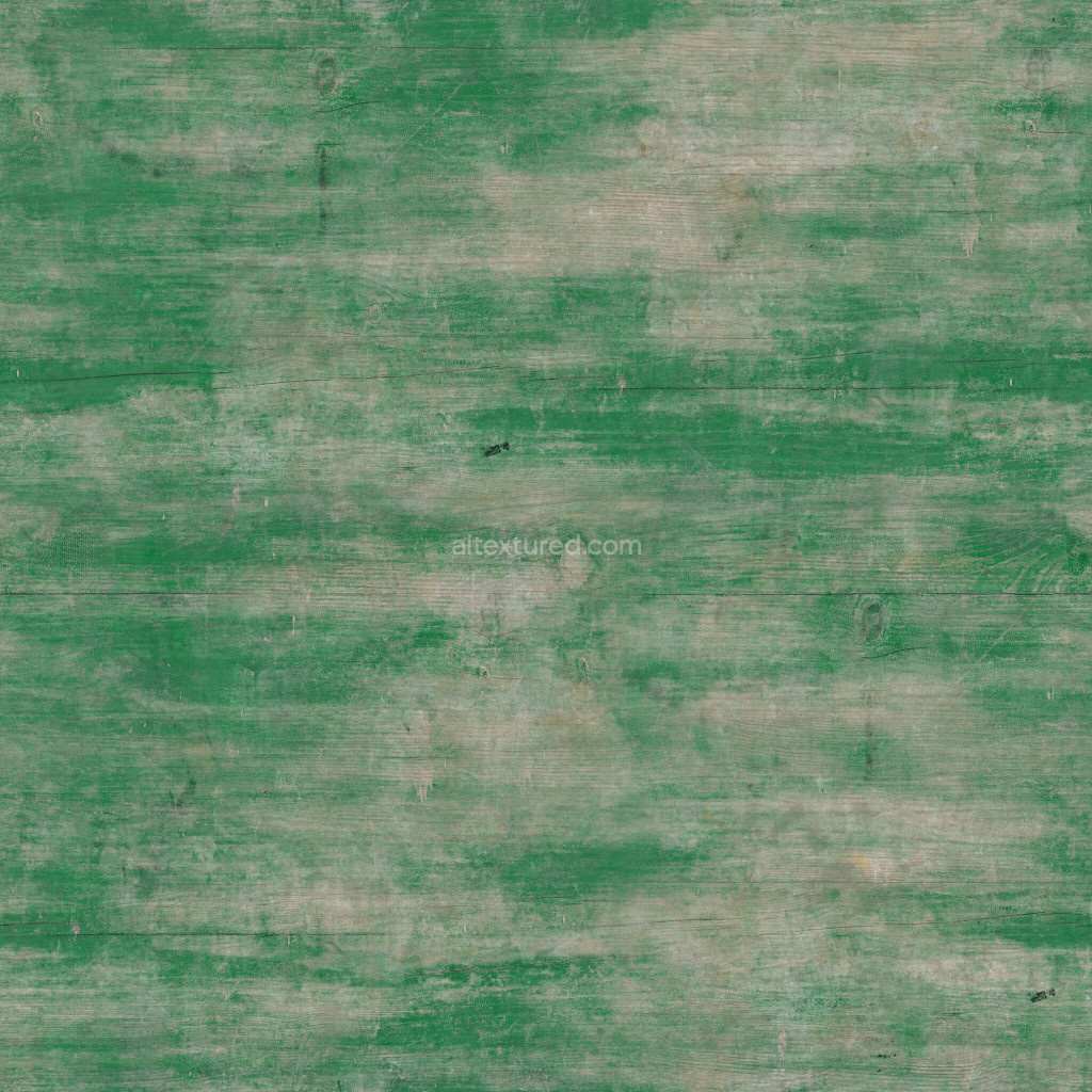 Seamless painted wood texture in green color