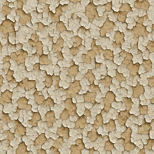Patterned Peeling Paint Seamless Texture seamless Paint-coating PBR texture